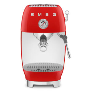 Smeg Manuel espressomaskine med Cold Brew, rød