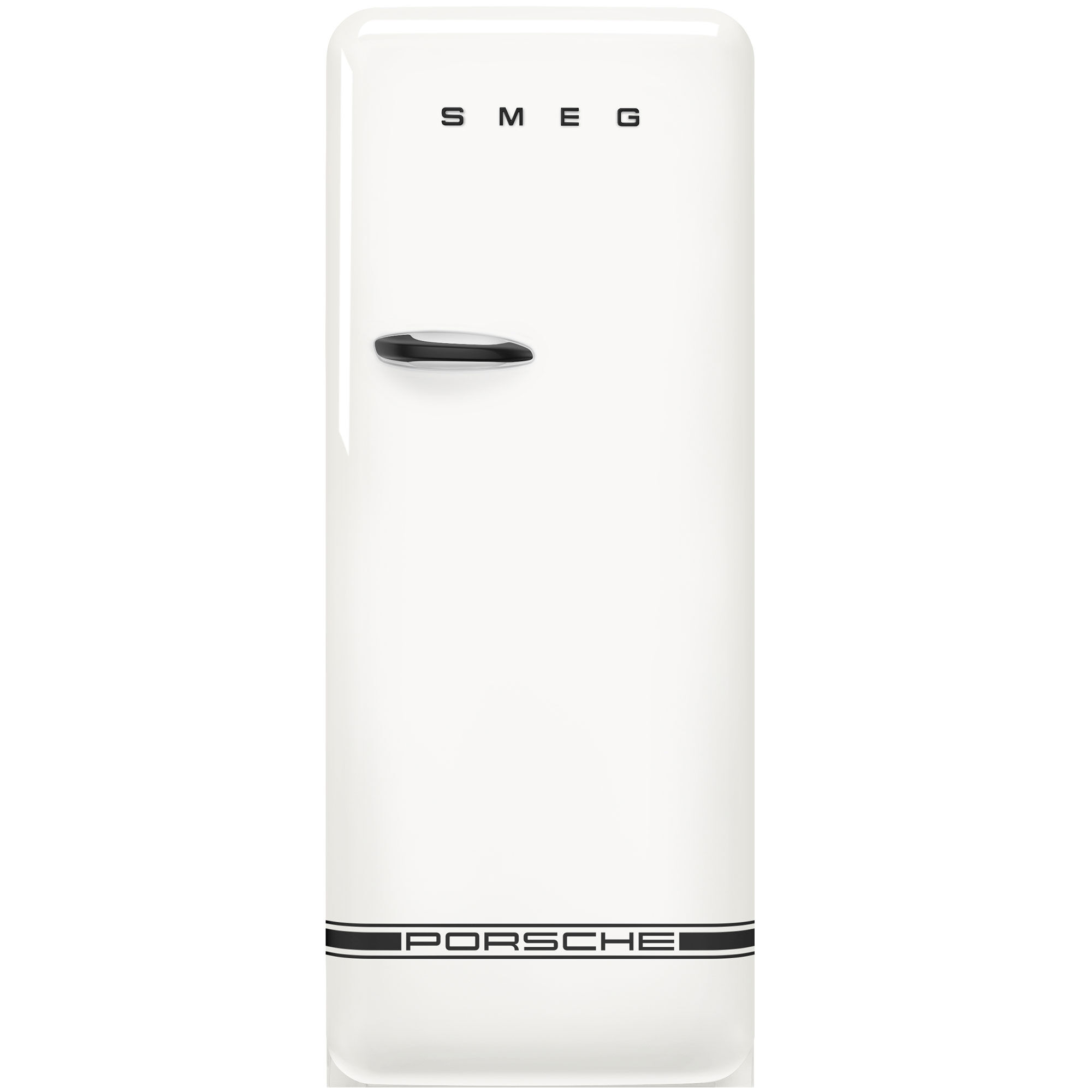 Smeg Porsche Special Edition køleskab med fryser FAB28RDPCW6, Carrara White