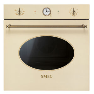 Smeg SFP68C1TPO indbygningsovn med pyrolyse 60 cm, creme