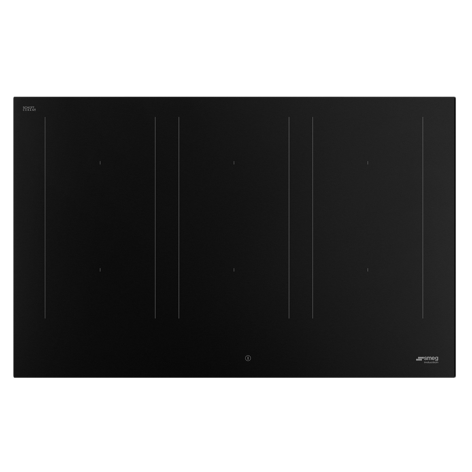 Smeg SIM3864N induktionskogeplade 80 cm med EVO Slider, 6 zoner