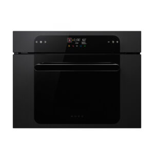 Smeg SO4202M1B indbygningsovn med mikrobølgefunktion 45 cm, sort