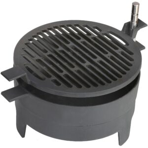 Støbejerns bordgrill, sort