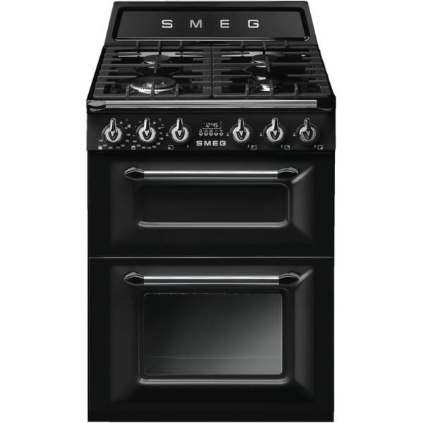 TR62BL 60 cm Victoria Gaskomfur med 2 Ovne, sort