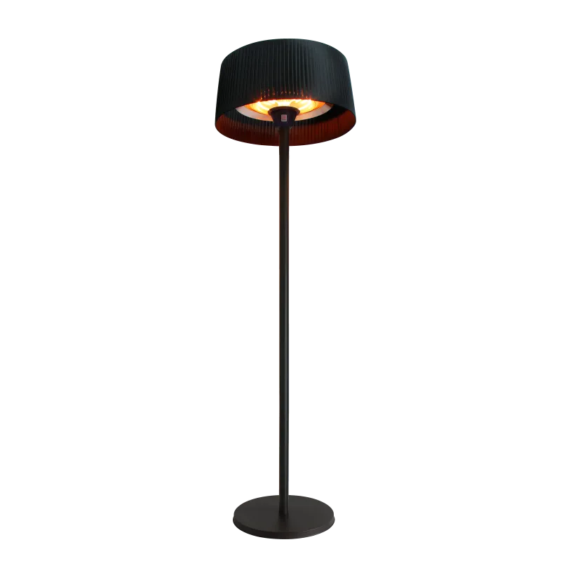 Terrassevarmer Gulvmodel M/ Skærm Ø60 Cm 900/1200/2100 W Ha