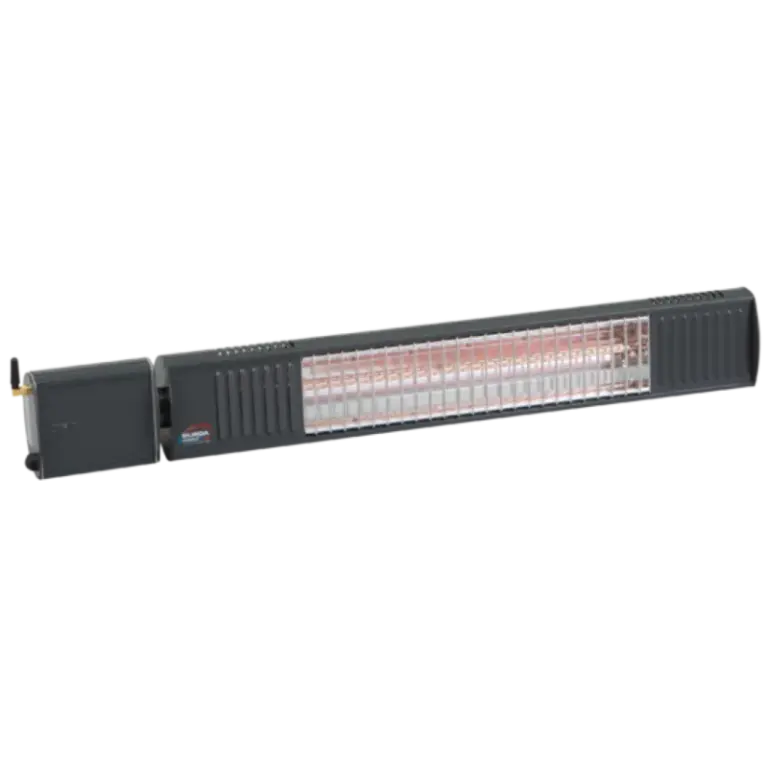 Terrassevarmer Term 2000 IP67 Btc Antracit Elektrisk