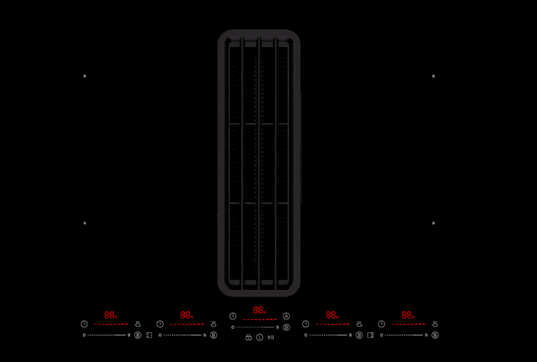 Thermex Kogeplade med Emfang Selected Downdraft 800B