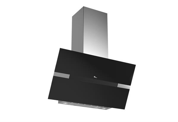 Thermex Mini Preston II Emhætte - Sort m/motor (ESP) - 80 cm