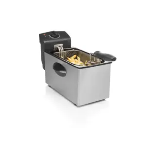 Tristar FR-6935 frituregryde 3 L Enkelt Sort, Rustfrit stål 2000 W