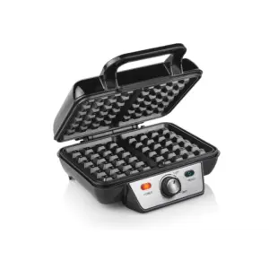 Tristar WF-2195 vaffeljern 2 vaffel/vafler Sort, Rustfrit stål 1000 W