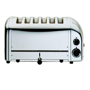 Vario 6 slice toaster, krom