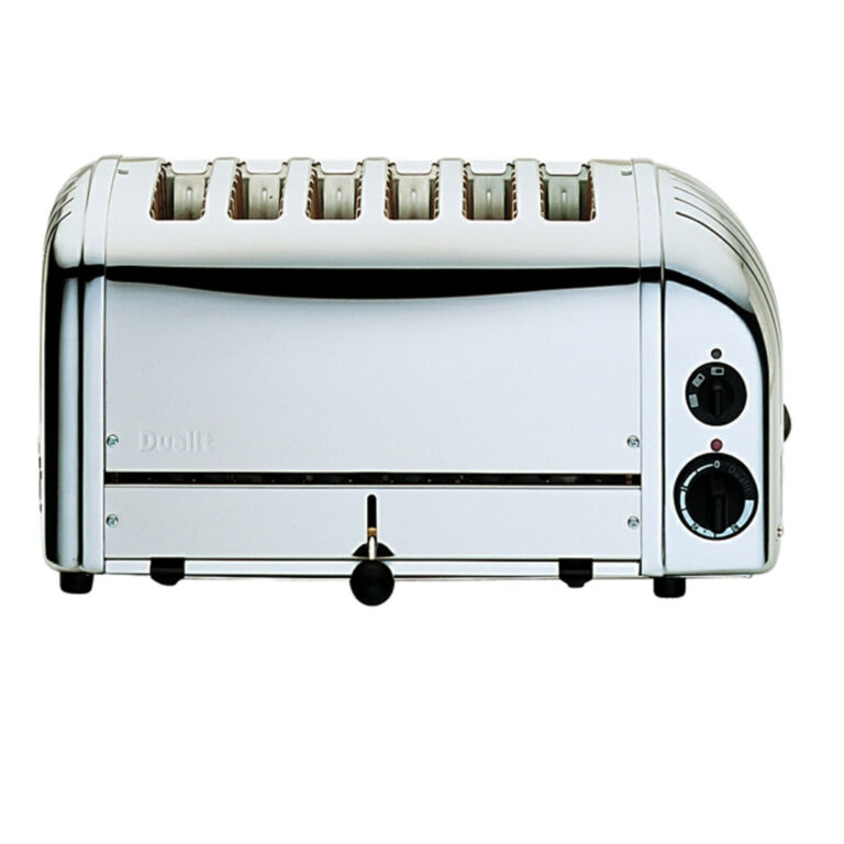 Vario 6 slice toaster, krom