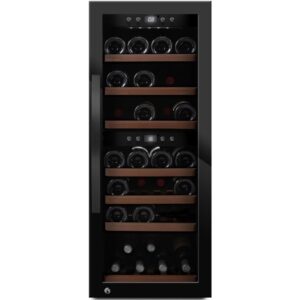 WineExpert 38 vinkøleskab, sort