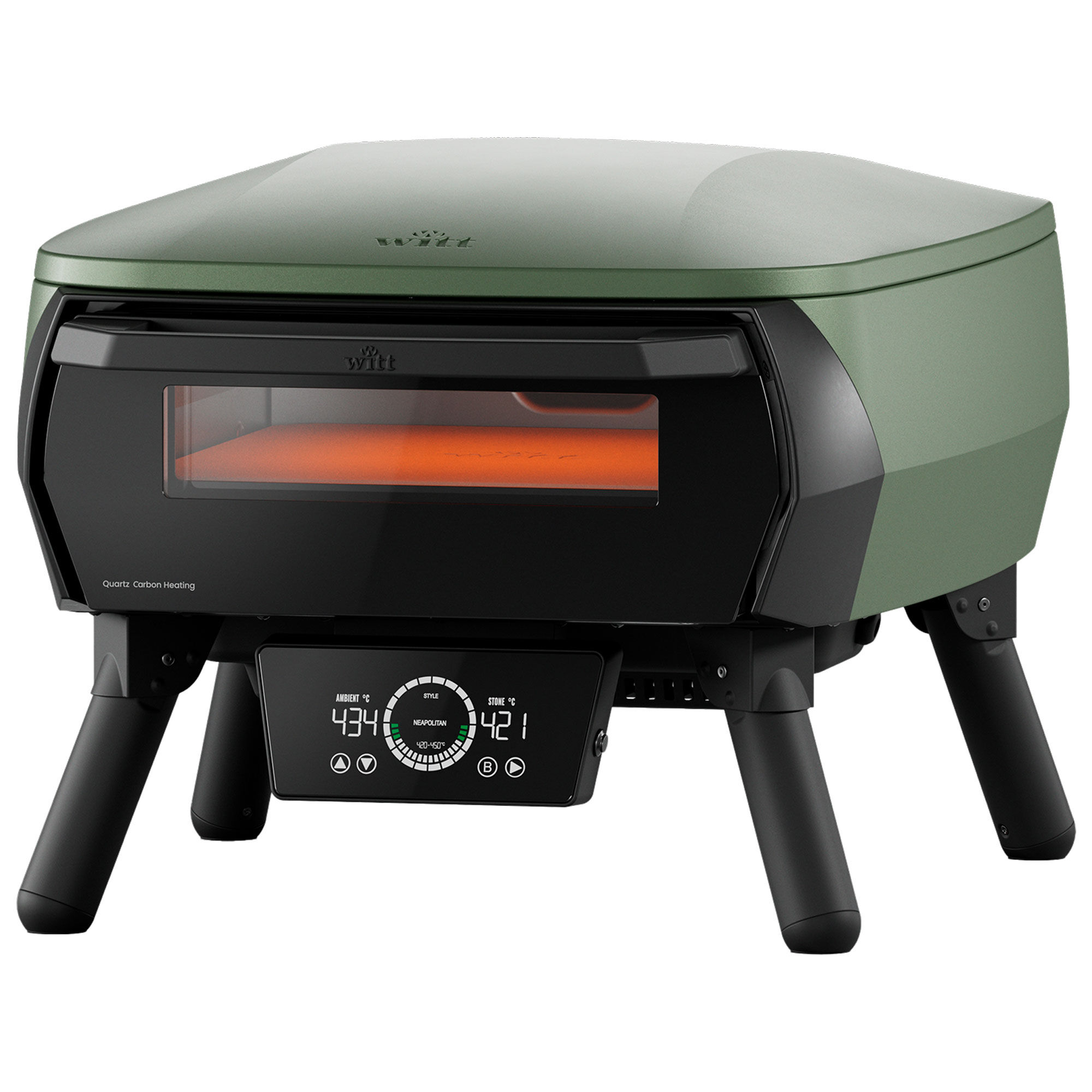 Witt Elektrisk pizzaovn eGNITE Control 13", grøn