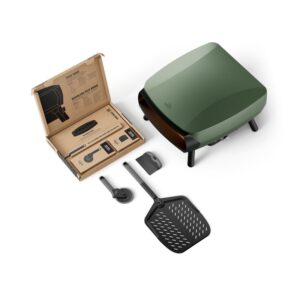 Witt Piccolo Rotante 13" Pizzaovn - Mat Grøn - Inkl. ToolBox