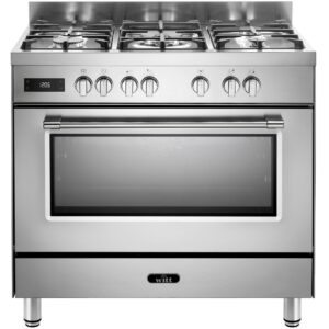 Witt WGC 906 gaskomfur, rustfrit stål