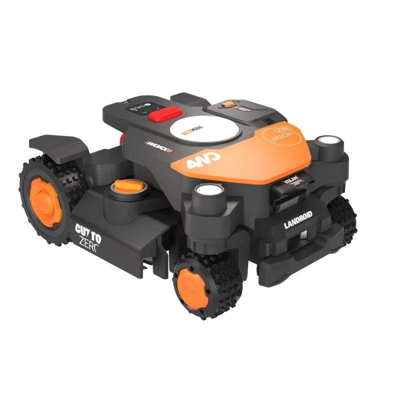 Worx Vision Cloud 4WD RTK robotplæneklipper - 4.000 m2 - WR344E